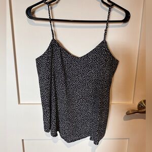 The gap blue and white polkadot camisole